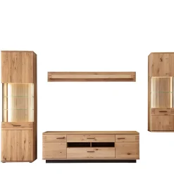 Discount TV Wohnwand Wupnia Massivholz Wohnwände|Wohnwand 300 Cm