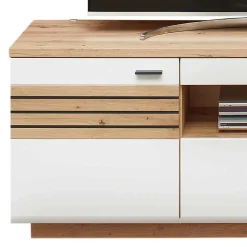 Discount TV Wohnwand zweifarbig Luzie Moderne Wohnwände|Wohnwand 300 Cm