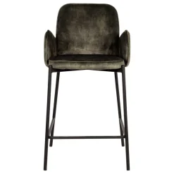 Hot Velours Barstuhl Set Jamy Barmöbel|Küchenhocker