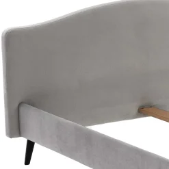 Discount Velours Polsterbett Nurez Einzelbetten|Jugendbetten