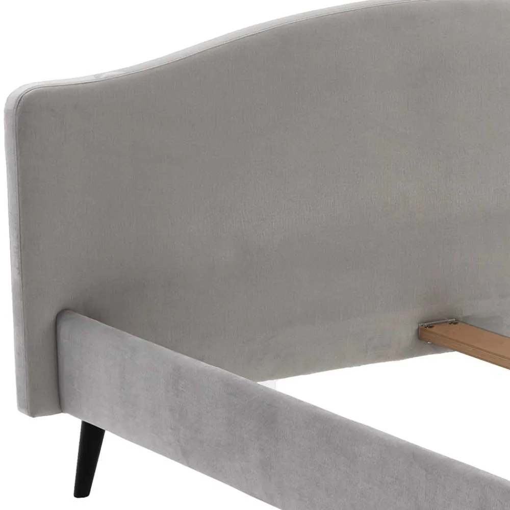 Discount Velours Polsterbett Nurez Einzelbetten|Jugendbetten