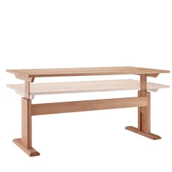 Online Verstellbarer Schreibtisch Len Massivholztische|Schreibtische