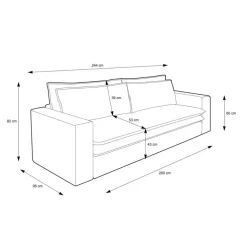 Clearance Verwandlungssofa Mejan Polstermöbel|Wohnzimmercouch