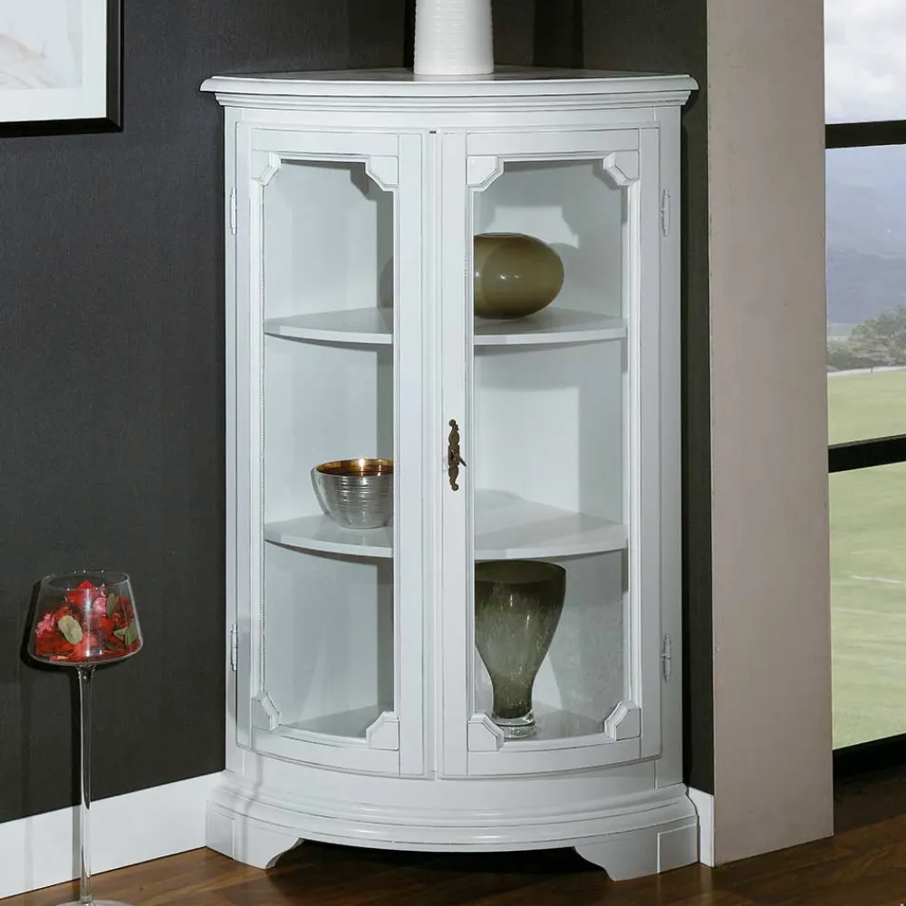 Vintage Stil Eckvitrine Giralva*Pharao24 Online