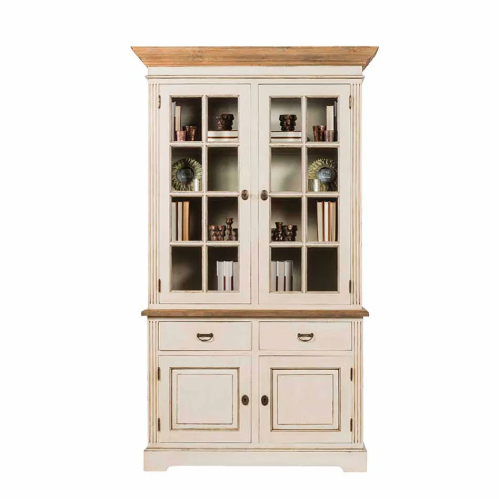 Clearance Vintage Vitrine Irons Vitrinenschrank|Wohnzimmervitrinen