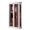 Hot Vintage Vitrinenschrank Giralva Wohnzimmerschrank|Massivholz Schränke