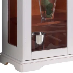 Hot Vintage Vitrinenschrank Giralva Wohnzimmerschrank|Massivholz Schränke