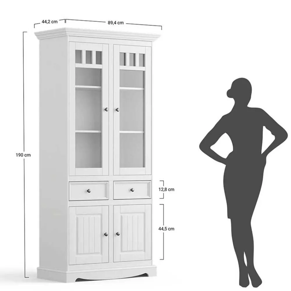 Online Vitrine Corao Vitrinenschrank|Wohnzimmervitrinen