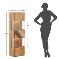 Vitrine Deruta Wandvitrinen