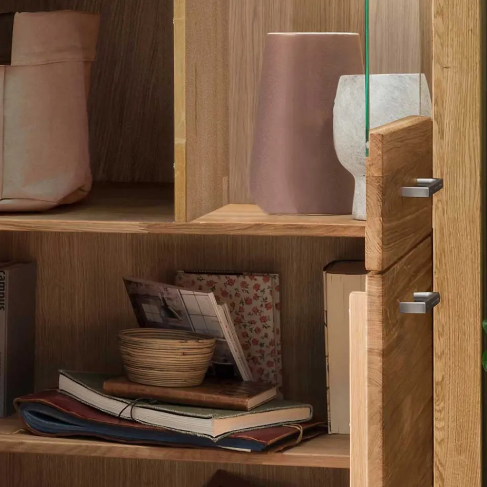 Online Vitrine Divrina Massivholzmöbel|Vitrinenschrank