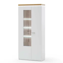 New Vitrine Lovranon Vitrinenschrank|Wohnzimmerschrank