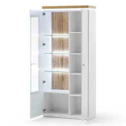 New Vitrine Lovranon Vitrinenschrank|Wohnzimmerschrank