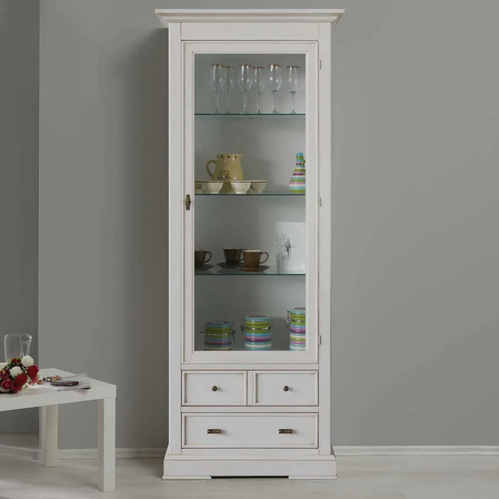 Hot Vitrinenschrank Gannice Stauraumvitrinen