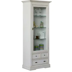 Hot Vitrinenschrank Gannice Stauraumvitrinen