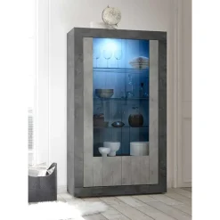 Discount Vitrinenschrank Praki Vitrinenschrank|Wohnzimmervitrinen