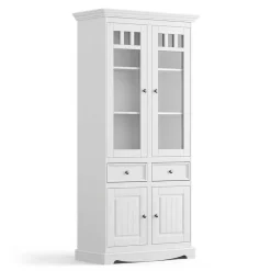 Hot Vitrinenschrank Vomano Massivholzmöbel|Massivholz Schränke