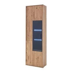 Best Vitrinenschrank Vruamosa Wohnzimmerschrank|Massivholz Schränke