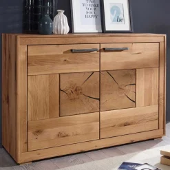 Clearance Vollholz Sideboard Cranados Massivholzmöbel|Wohnzimmerkommoden