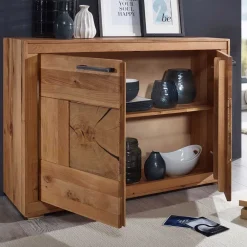 Clearance Vollholz Sideboard Cranados Massivholzmöbel|Wohnzimmerkommoden