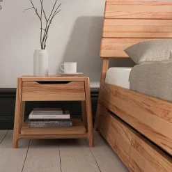 New Vollholzbett Korres Funktionsbetten|Schubkastenbetten