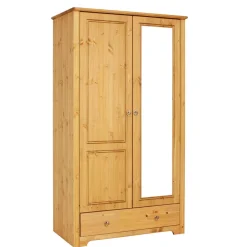 Outlet Vollholzschrank Slavira Massivholz Schränke|Drehtürenschränke