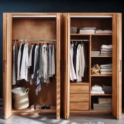 Vollholzschrank Verunia*Pharao24 Best