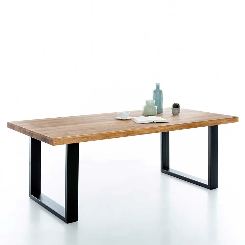 Outlet Vollholztisch Anesto Massivholzmöbel|Küchentisch