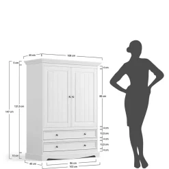 Waescheschrank Corao Wäscheschrank|Kleiderschränke