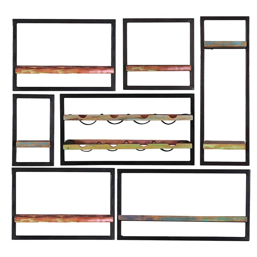 Discount Wandboard Set Woodstock Hängeregale|Massivholzregale