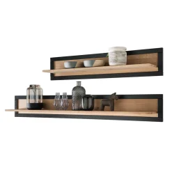 New Wandboard Shailina Wohnzimmerregale|Massivholzregale