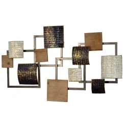 Outlet Wanddeko aus Metall Maylana Wandbilder