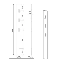 Wandgarderobenleiste Estranon*Pharao24 Hot