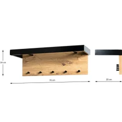 Wandgarderobenleiste Licitas*Pharao24 New