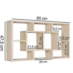 Wandhängeregal Barry*Pharao24