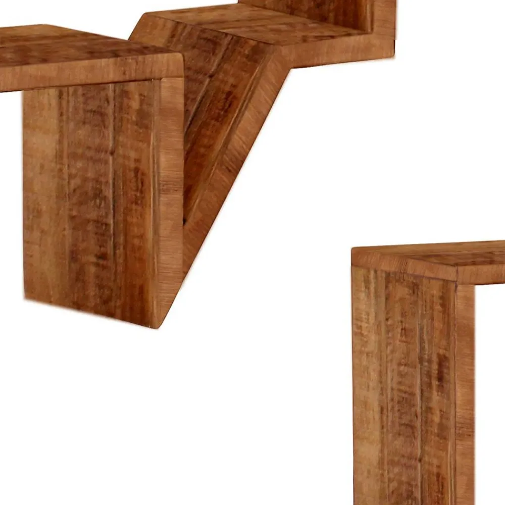 Hot Wandhängeregal Set MissP Hängeregale|Massivholzregale