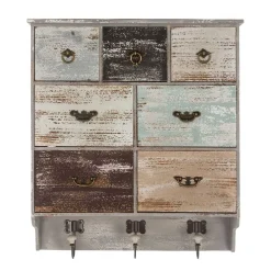 Clearance Wandregal mit Haken Oglio Wohnzimmerregale|Hängeregale