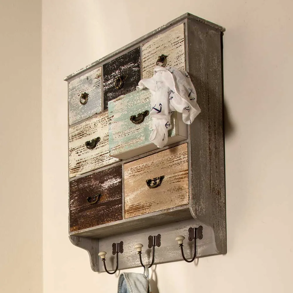 Clearance Wandregal mit Haken Oglio Wohnzimmerregale|Hängeregale