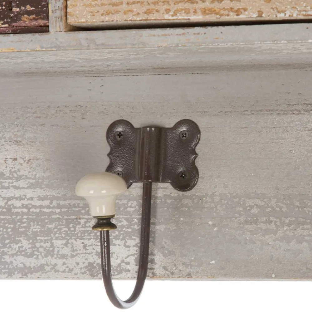 Clearance Wandregal mit Haken Oglio Wohnzimmerregale|Hängeregale