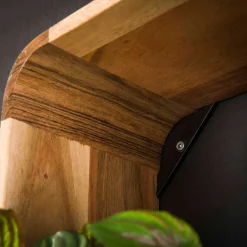 Outlet Wandregal Radulynes Hängeregale|Massivholzregale