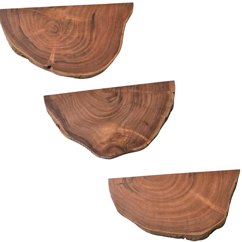 Online Wandregal Set Efena Wohnzimmerregale|Massivholzregale