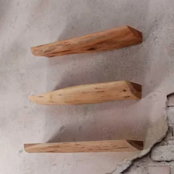 Best Wandregal Set Stevarda Wohnzimmerregale|Massivholzregale