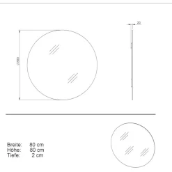 Clearance Wandspiegel Diomede Wandspiegel|Schlafzimmerspiegel