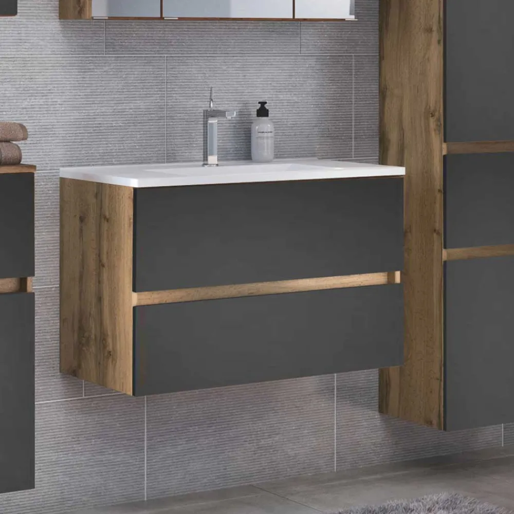 Waschbeckenschrank Jalexda Badezimmerschränke|Waschbeckenunterschränke