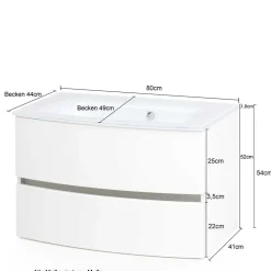 Sale Waschbeckenschrank Nerella Waschbeckenunterschränke|Badezimmerschränke