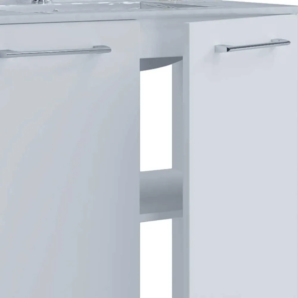 Outlet Waschbeckenschrank Selami Waschbeckenunterschränke|Bad Unterschränke