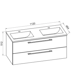 Waschbeckenunterschrank Dango*Pharao24