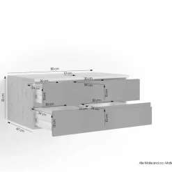 Waschbeckenunterschrank Elegatos*Pharao24 Best