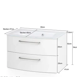 Sale Waschbeckenunterschrank Isdrina Waschbeckenunterschränke