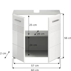 Waschbeckenunterschrank Ladidas*Pharao24 Best