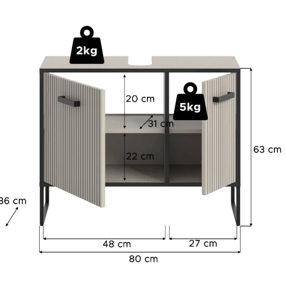 Online Waschbeckenunterschrank Please Waschbeckenunterschränke|Bad Unterschränke